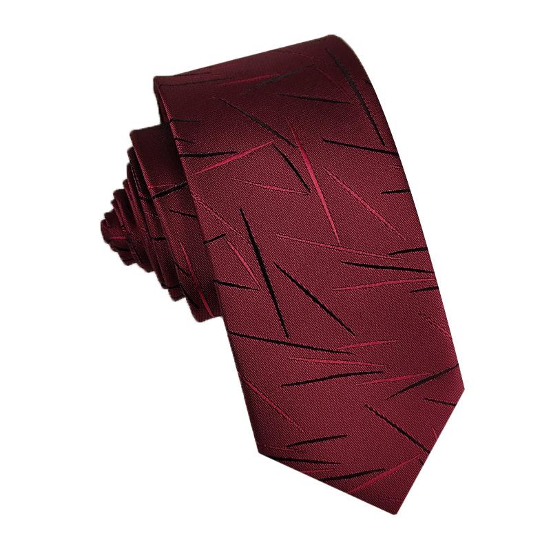 Cravată Bărbați 6Cm 8Cm Handmade Jacquard Paisley Dungi Roșu Caju Negru Albastru Afaceri Rochie Premium