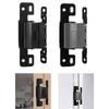 125 Degree Hidden Door Hinge High Strength Rust Resistant Multifunction Door Hardware for Bedroom Home Use Kitchen Living Room