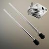 2 Pieces Drum Leg with Rubber Foot Heavy Duty for Performance Setups