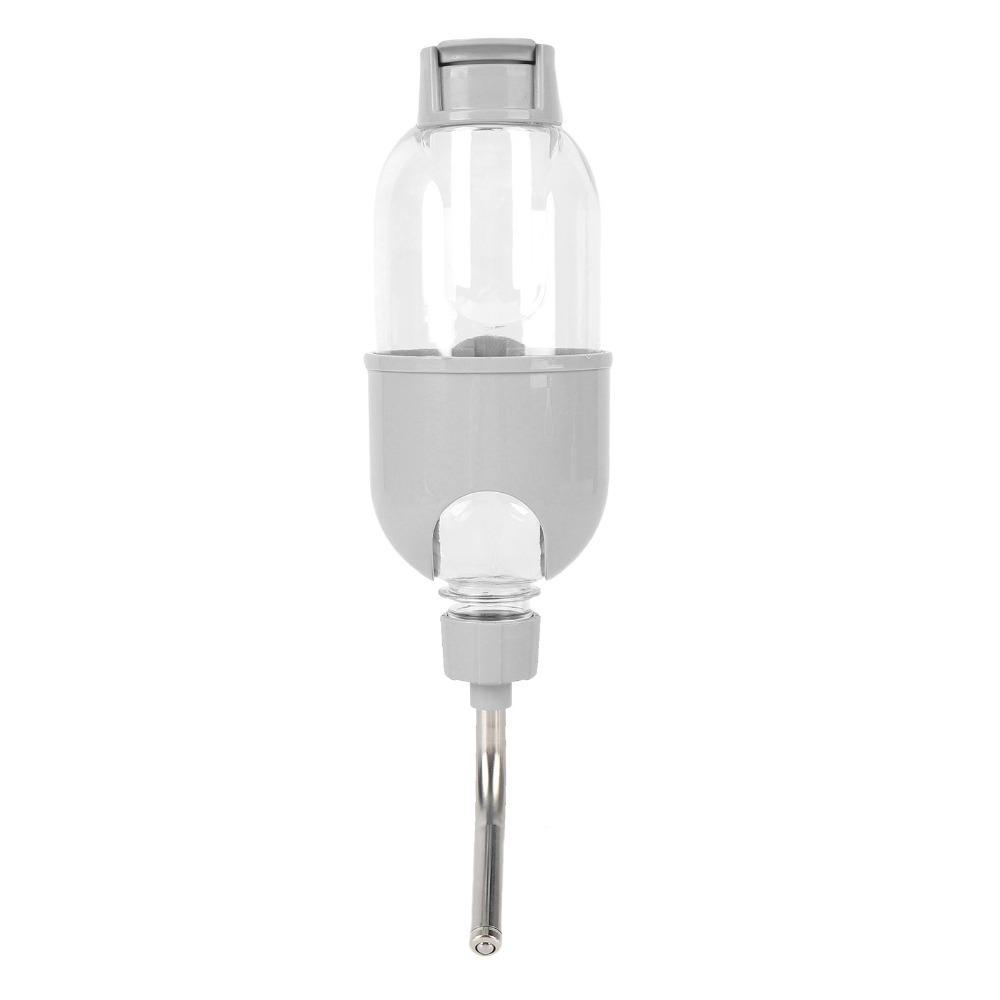 Anti-drip Pet Water Feeder Suction Cup Attached Double Steel Bead Crate Hanging Water Bottle Hanging Mount No Wet Mouth