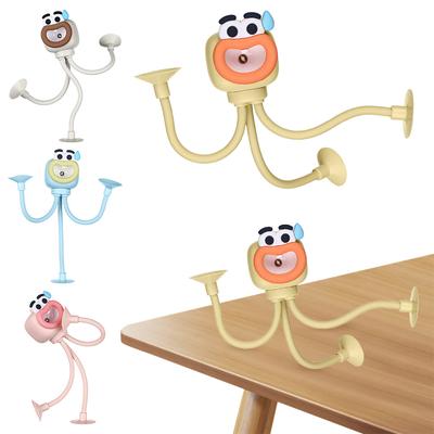 Octopus Night Light Changeable-Shape Bedside Lamp with Suction Cup Creative for Bedroom Living Room Christmas Decorations