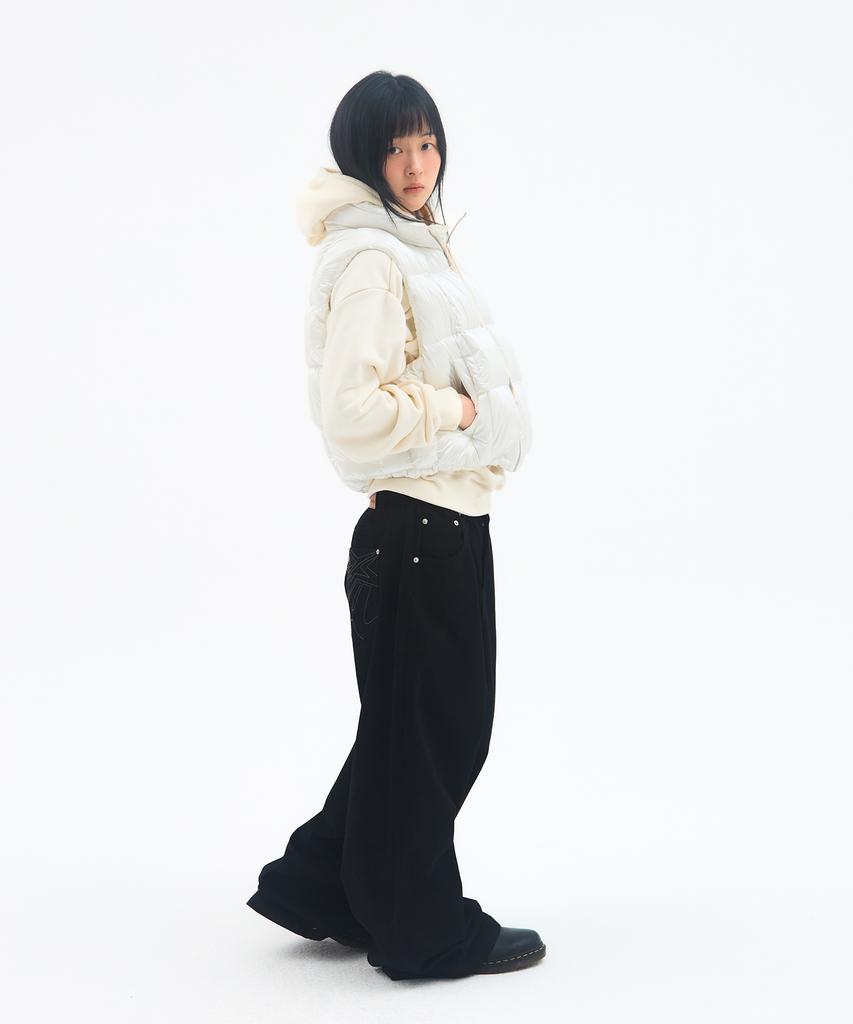 Ames-Worldwide Ames Padding Vest Ivory