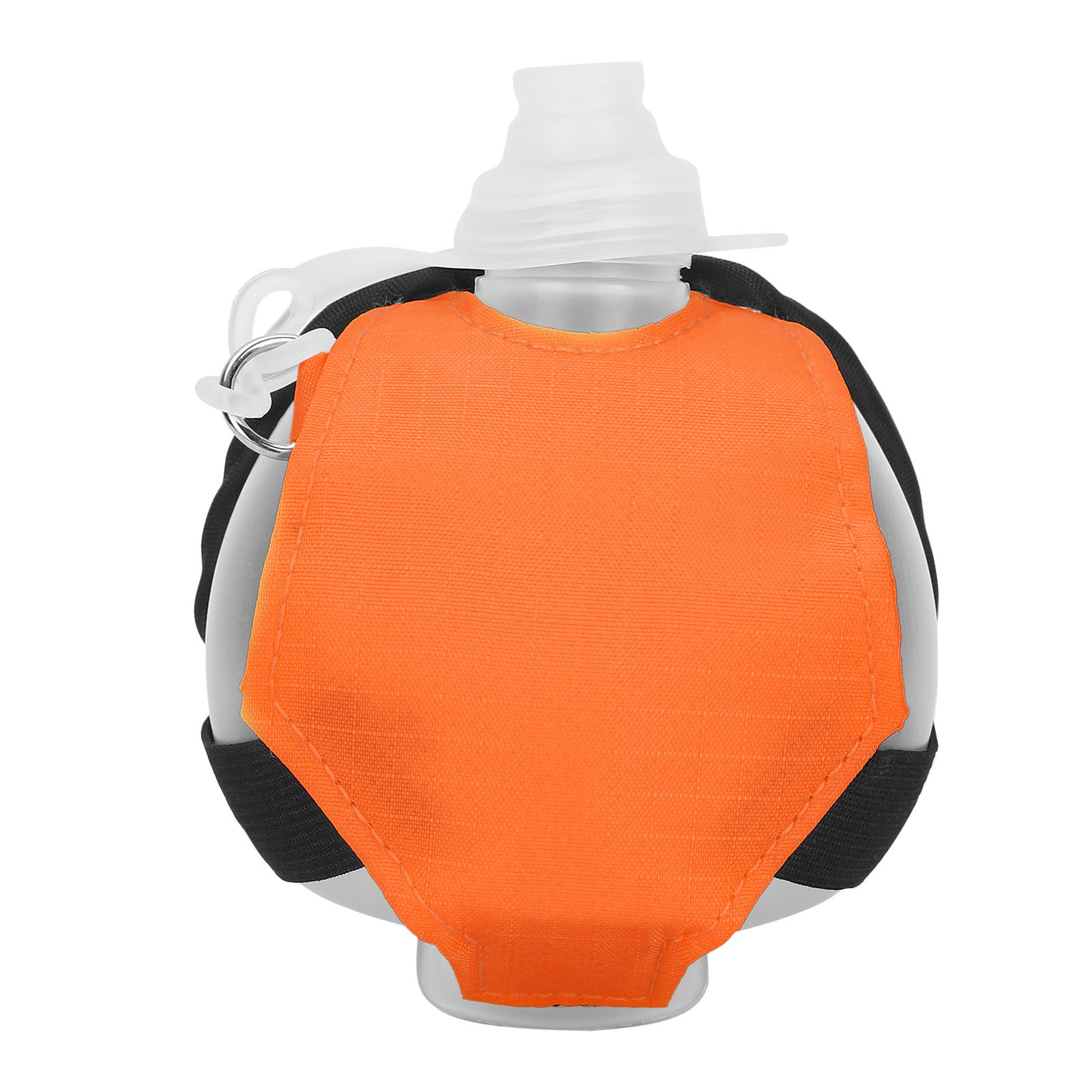 

Спортивная бутылка для воды на запястье, носимые без помощи рук, силиконовые портативные бутылки для воды для бега Orange Orange