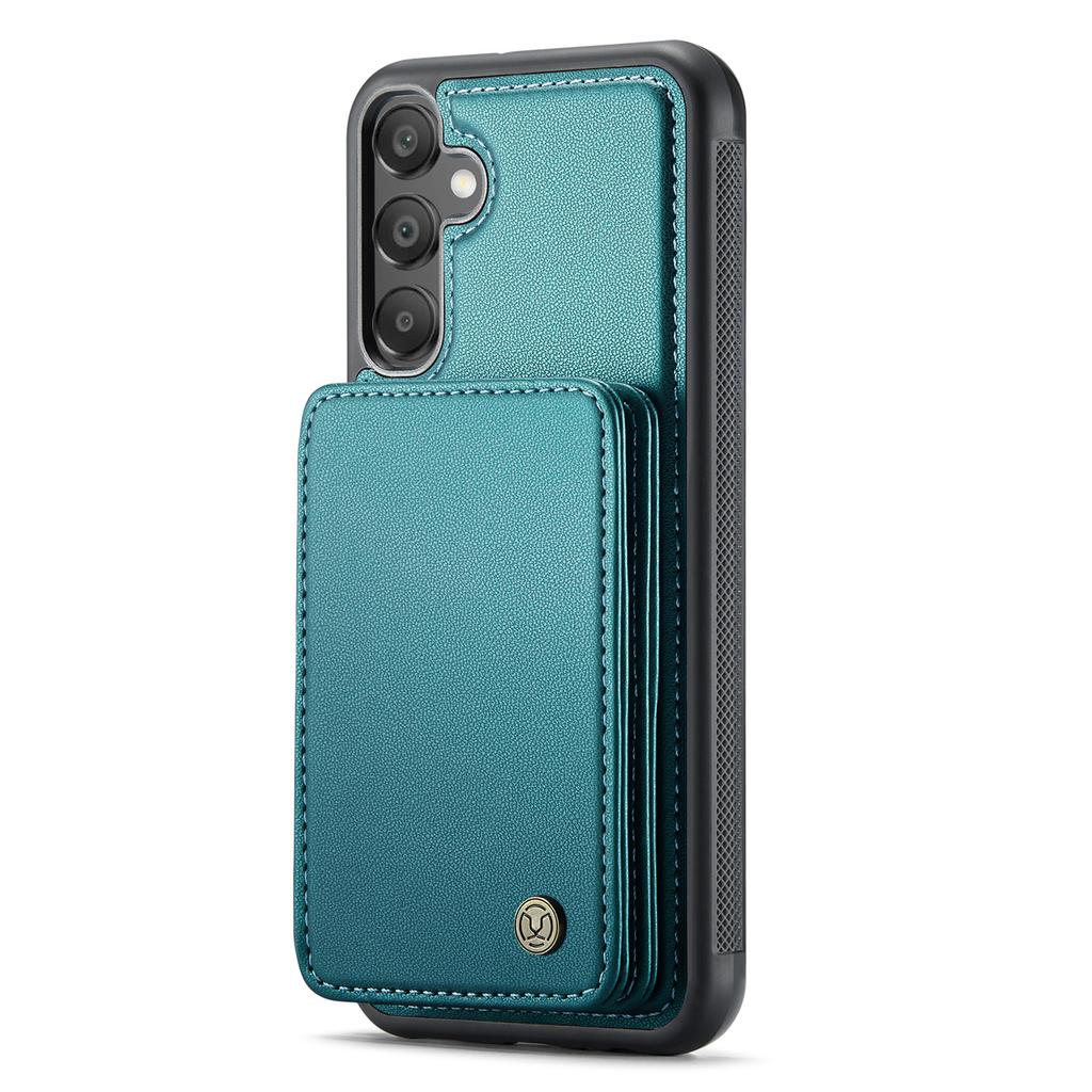 JEEHOOD J05 For Samsung Galaxy A15 4G/5G Case Leather Mobile Cover with Detachable Magnetic Card Bag