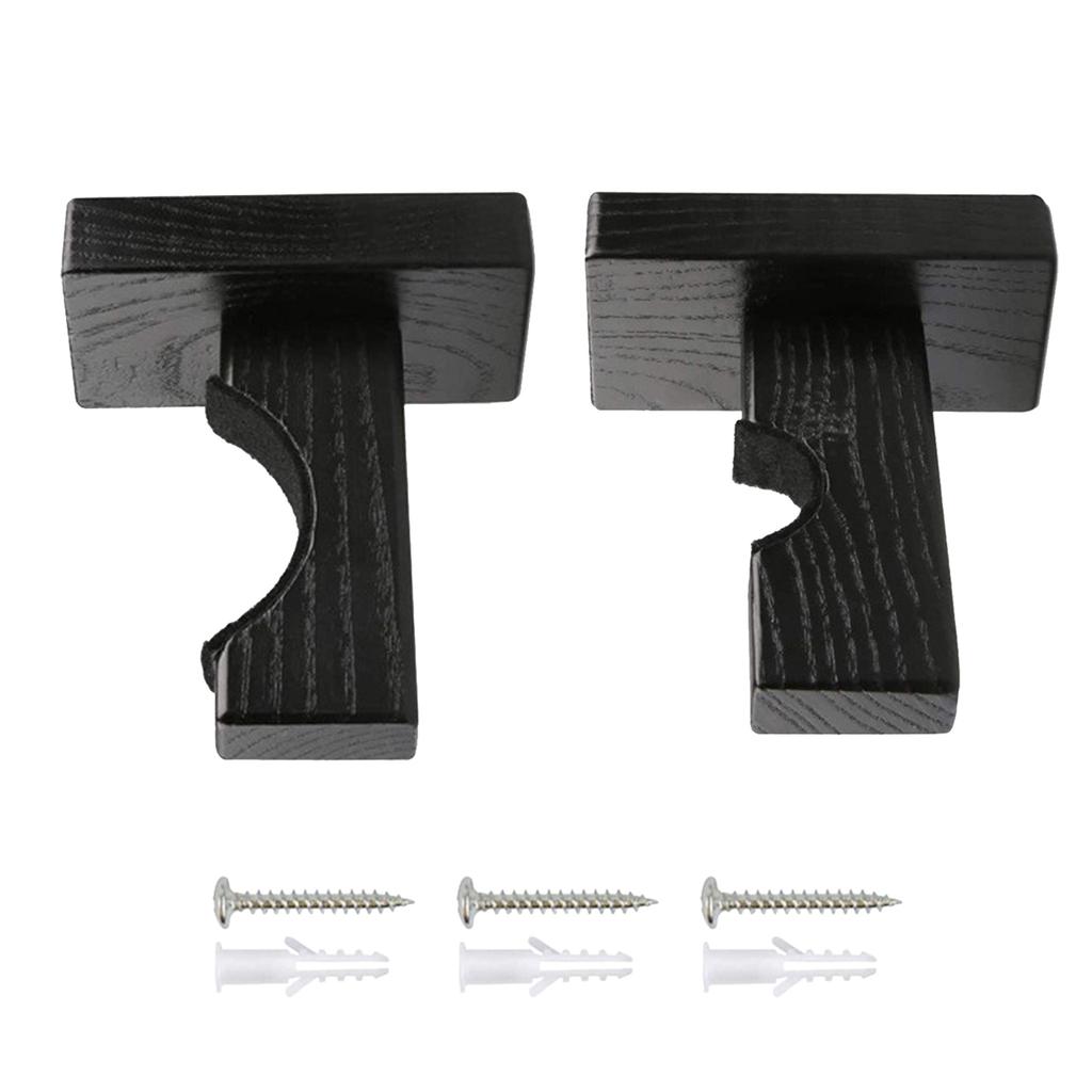 2Pieces Baseball Bat Horizontal Bat Rack Brackets with Felt Liner Baseball Bat Wall Mount Softball Bat Wall Mount Rack