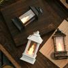 Flameless LED Electronic Candle Light Retro Outdoor Hanging Small Lanterns  Party Supplies