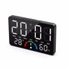 Home Temperature Humidity Meter Clock with Comfort Reminder Electronic LED Digital Alarm Clock Dual Alarms Snooze Table Watch