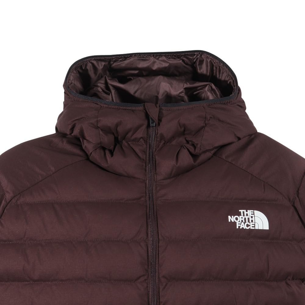 The North Face Red Run Hoody Running Warm Cold Weather Coal Size S Men's Water-Repellent Coat, Brown,