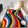 Modern Abstract Art Easy Clean Fluffy Carpet Decoration Bedroom Living Room Soft Cute Rug Antiskid Short Velvet Large Floor Mat