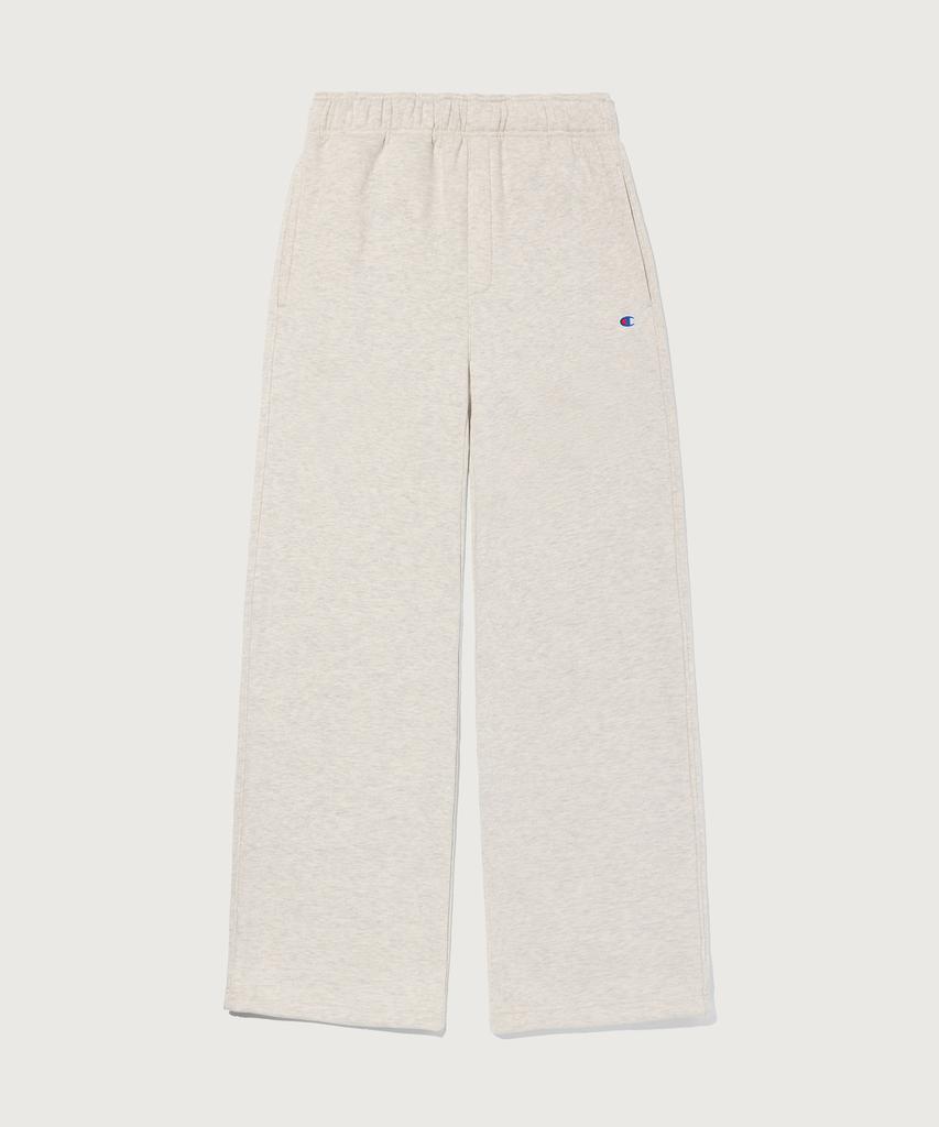 CHAMPION Women'S C-Logo Relaxed Fit Fleece-Lined Sweatpants Oatmeal