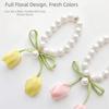 Pearl Chain Tulip Curtain Straps Magnetic Curtain Buckle Fashion Window Ties  Wedding Room