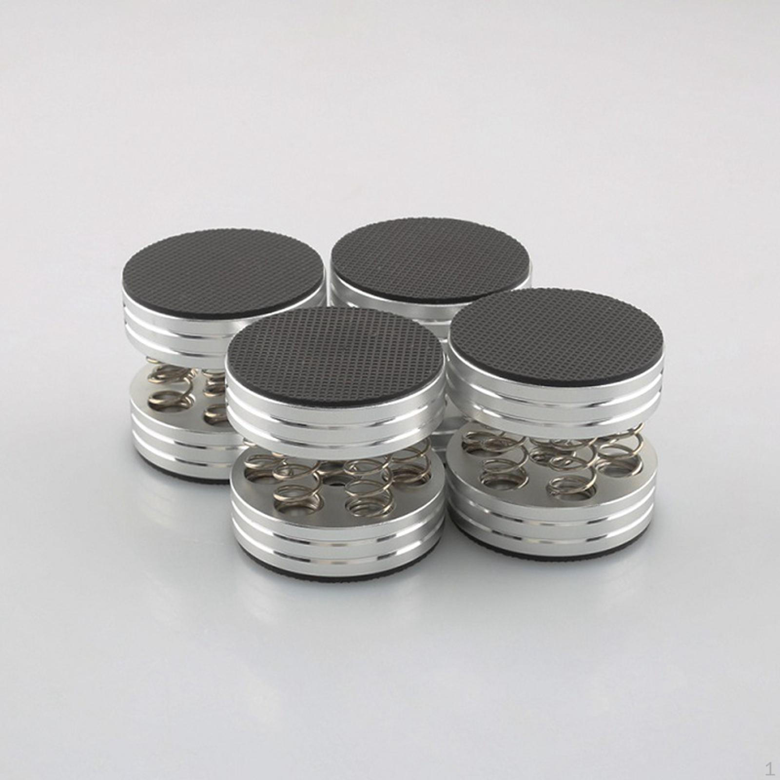 Ножки для аудиостойки Пружинная амортизация для базовых площадок Виброгасящие башмаки Коврики argent