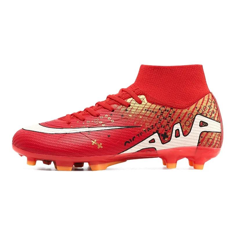 

FG/TF Men Football Shoes Society Cleats Soccer Shoes Professional Original Indoor Football Field Boots Non Slip Training Sneaker 37