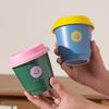 Simple Casual Cup Personalized Mug with Lid Office Coffee Cup Water Cup Souvenir Ceramic Cup Gift
