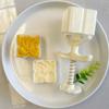 Cake Molds Dessert Press Tool Fish Shape Pastry Tool ABS Texture Pastry Moulds Baking Supplies Suitable for Dessert
