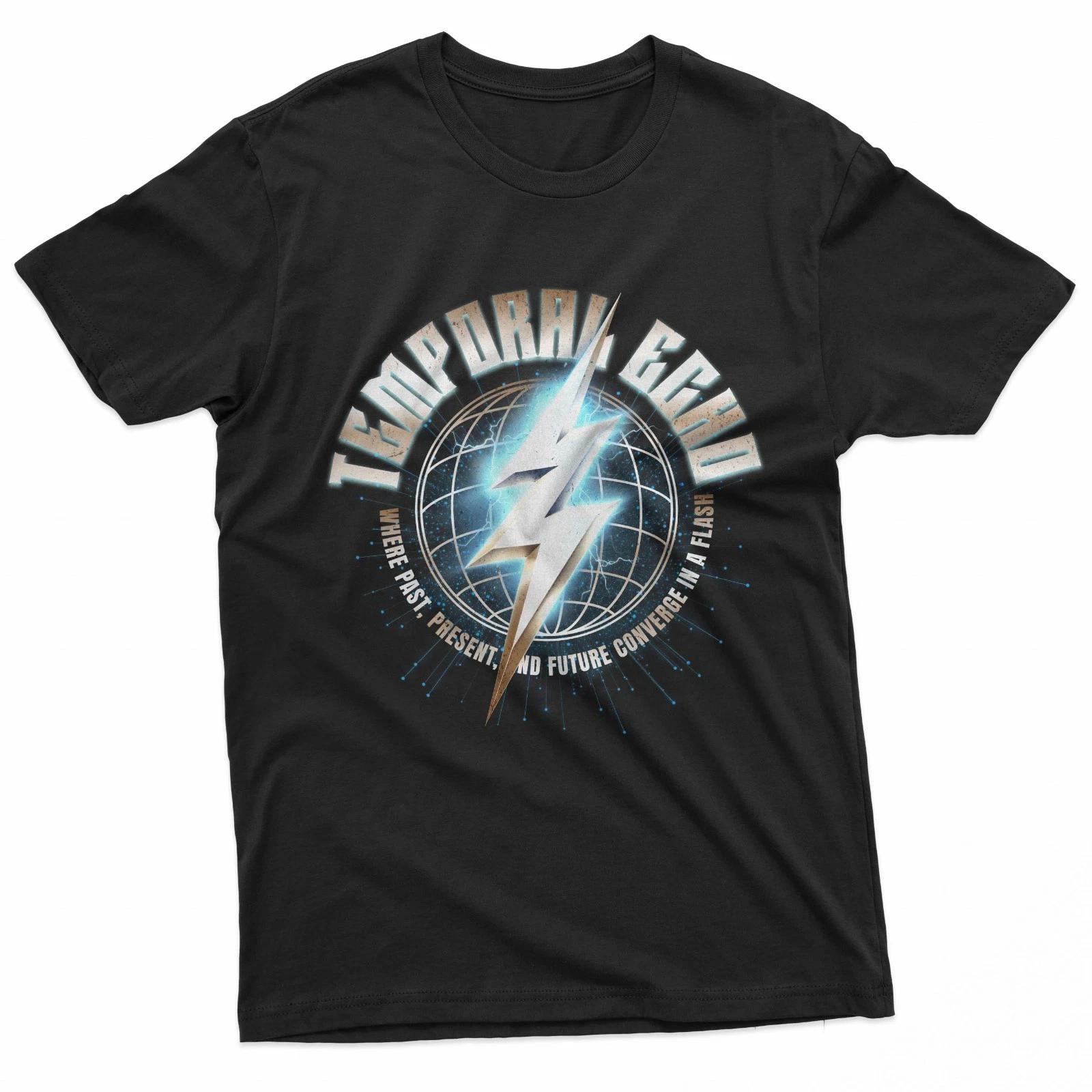Lightning Bolt Temporary Electric Cyberpunk 100% Cotton T-shirt Mens Tees Top S