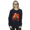 Netflix Damen/Damen Stranger Things Hell Gitarren-Sweatshirt
