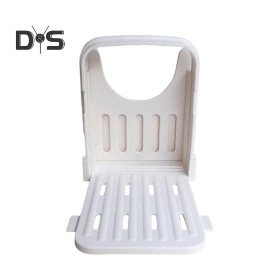 Cortadora de pan para pan casero, guía para cortar pan plegable, cortadora de pan de 3 tamaños, cortadora de pan fino, cortadora de pan manual para bagels de cocina