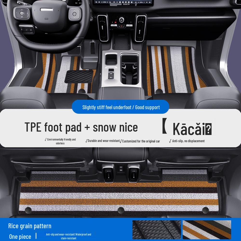Haval Big Dog, Xiaolong MAX F5, F7X, Menglong TPE Car Floor Mats with Door Sill Coverage