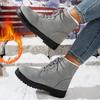 Women's Boots Classics Women Winter Boots With Fur Warm Booties Winter Shoes Woman Snow Boots Ankle Rubber Black Botas Mujer