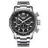 LIGE Business Watches Mens Top Brand Luxury Waterproof Quartz Wristwatch Luminous Stainless Steel Watches For Men Reloj Hommes