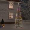 VidaXL Christmas Tree Cone Party Ornament Holiday Decoration Outdoor Garden Backyard Christmas Tree 1400 LED 343512