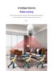 Panoramic 360° Night Vision E27 Wireless Lamp Head Camera
