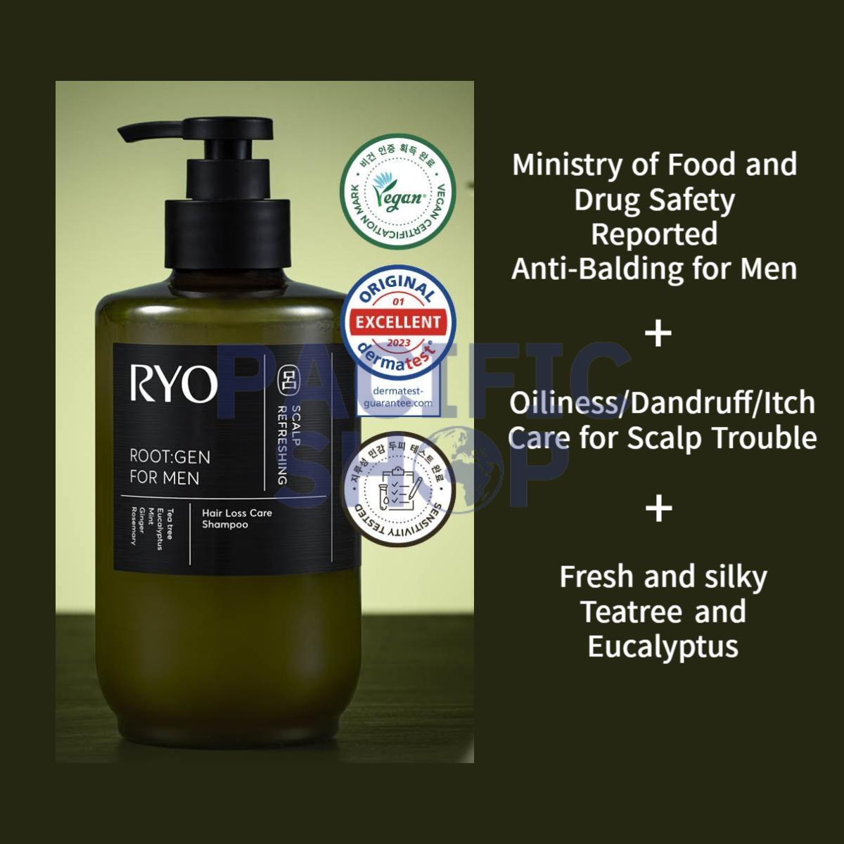 [RYO] Мужской шампунь против выпадения волос Root Gen 353 мл — фото 4
