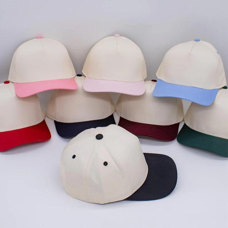 Grenzüberschreitend Otto Baseballkappe 5-teilig Helle Platte Farbabstimmung Tiefes Oberteil Hart Hip Hop Großer Kopfumfang Unisex