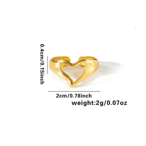 Wholesale High End Waterproof Three-dimensional M Letter Hollow Stainless Steel Finger Ring Trendy for Women Personalize Jewelry