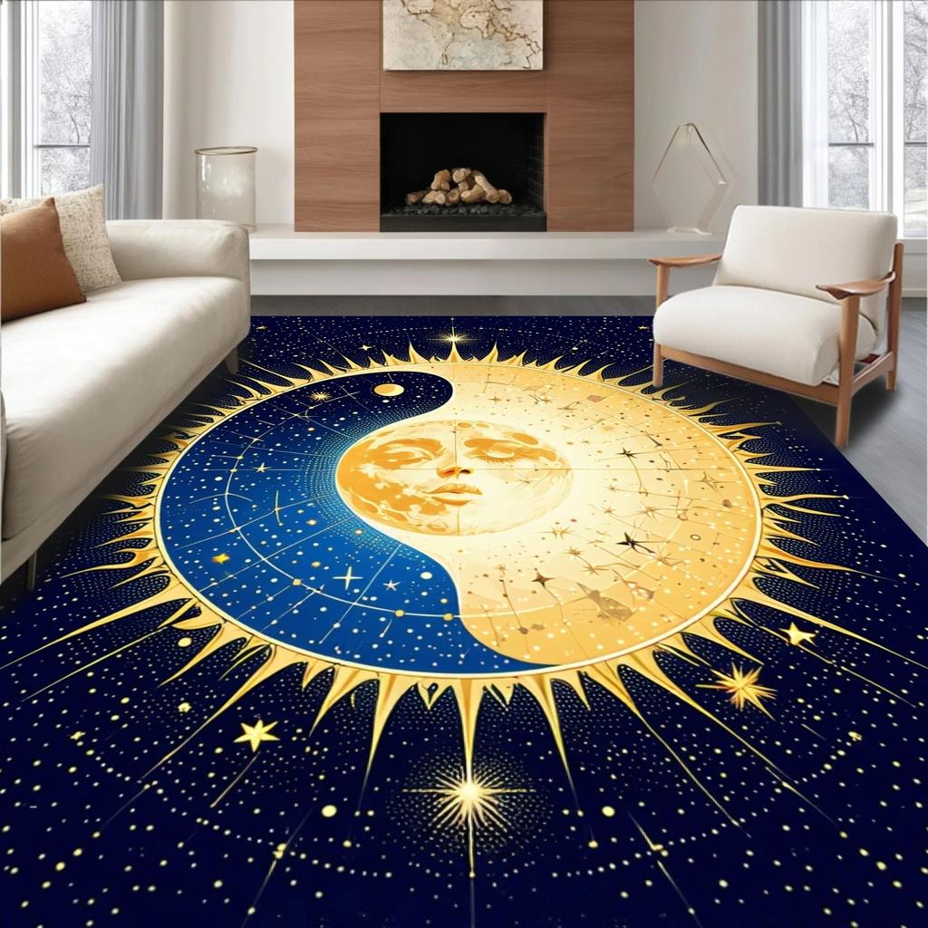 European Classical Butterfly Carpet Living Room Sofa Coffee Table Carpet Dirt Resistant Bedroom Thick Floor Mat