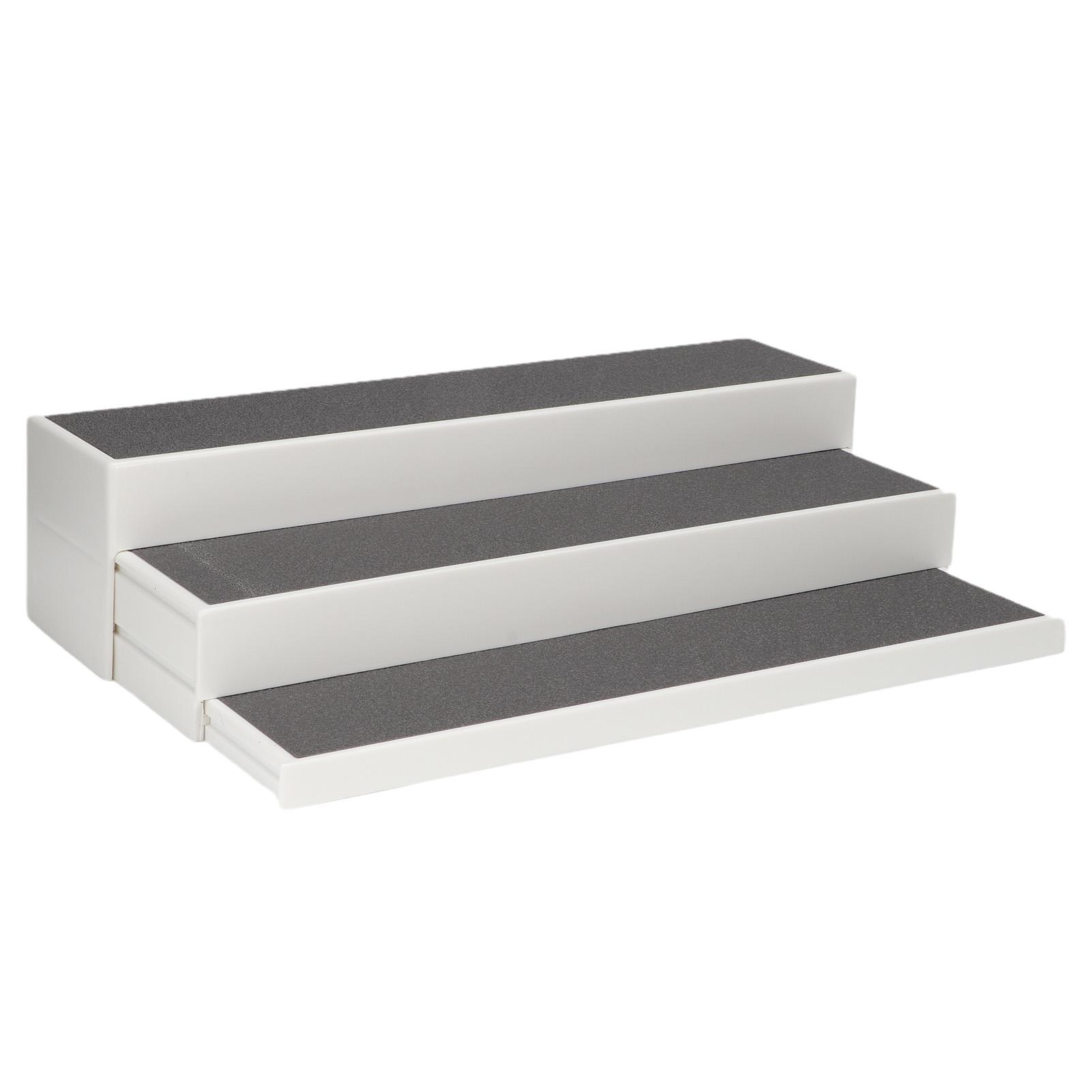 

3‑Tier Expandable Spice Rack Step Shelf Spices Organizer Holder for Kitchen Countertop