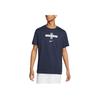 Nike Logo Embroidered Loose Fit Round Neck Short Sleeve T-Shirt Men Tops DV0597-492