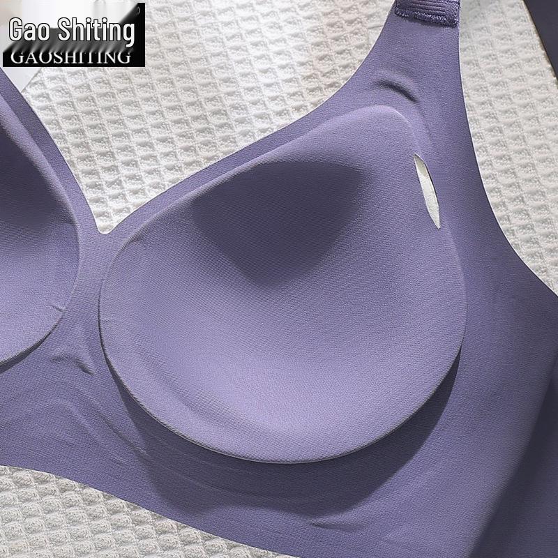 Wirefree Large Bust Minimizer Bra - Women's Anti-Sagging Seamless Support with Fixed Cup