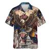 Men's Casual Short-Sleeve Collared Shirt For Spring/Summer