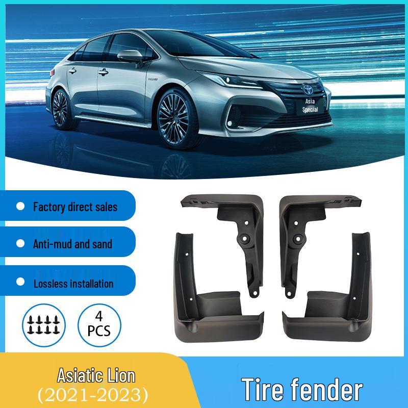 Toyota Avalon 2021-2023 Front and Rear Mudguards, Modified Design