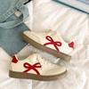Internet celebrity bow gump shoes casual sports shoes versatile student board shoes single shoes 2025 summer new white shoes