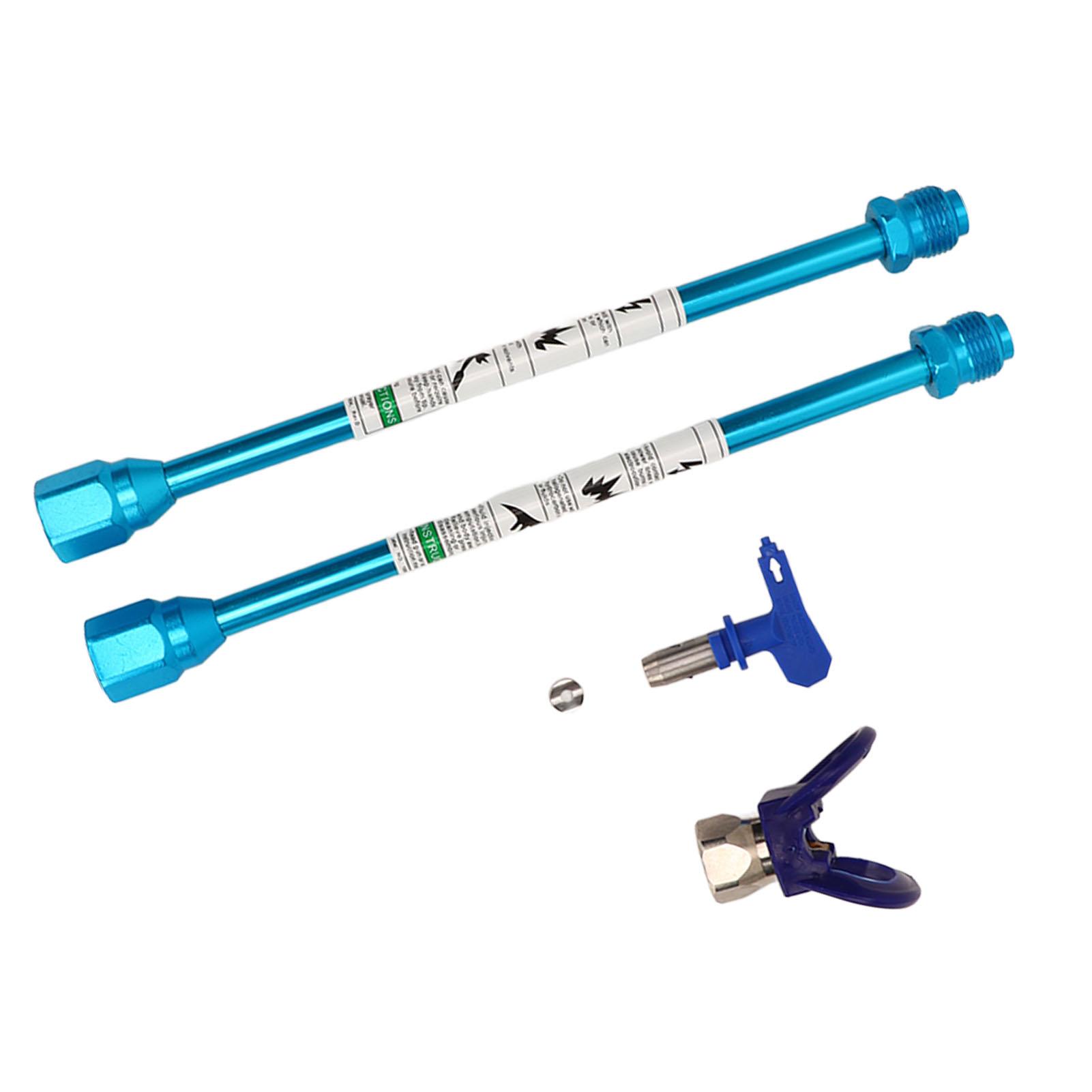 

2 ШТ. Удлинитель для распылителя G7 8 14 из нержавеющей стали, сменный удлинитель для наконечника распылителя для дома, синий синий