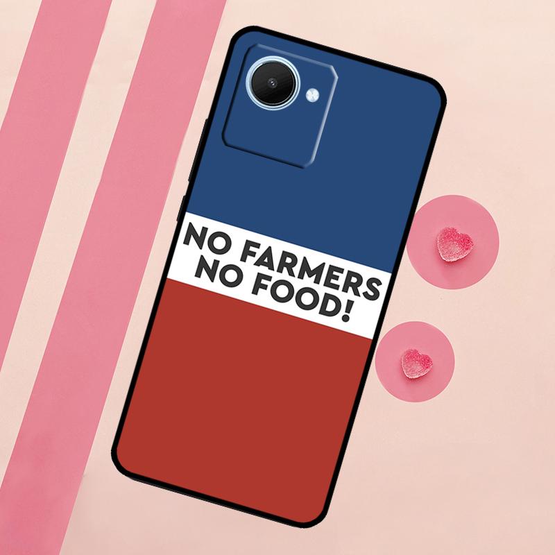 No Farmers No Food Trots Op De Boer Case For Realme 11 Pro Plus 10 9 GT Neo 5 3 3T C11 C15 C25s C21Y C30 C31 C33 C35 C53 C55
