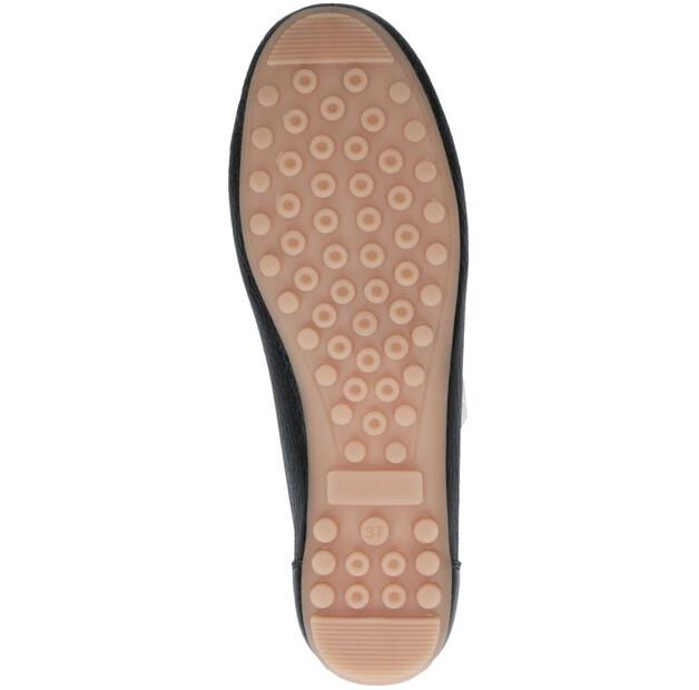 Women's Caprice Mokassin Black Slip-ons 24326848
