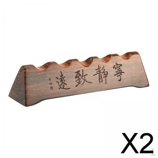 

2x Calligraphy Brush Holder Writing Pen Rack