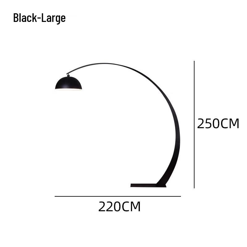 Modern Pleated Arch Floor Lamp