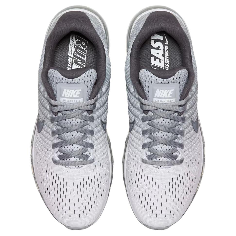 Nike Air Max 2017 Stützend Atmungsaktiv Lässig Laufschuhe Herren Grau 849559-101