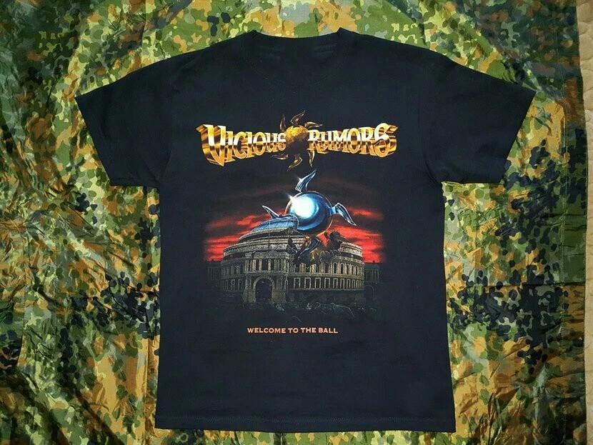Vicious Rumors Welcome To The Ball Cotton Black S-5XL T-Shirt Unisex T-Shirt L