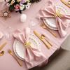 4Pcs Gold Bow Napkin Ring, Reusable Napkin Holder, Suitable For Valentine'S Day, Parties, And Wedding Table Decorations