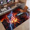 Personalized Crystal Velvet Carpet Atletico Madrid FC Pattern Non Slip Floor Rug