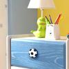 2pcs Football-Shaped Drawer Handles - Versatile Single-Hole Design for Dressers, Stools, Cabinets & Security Doors