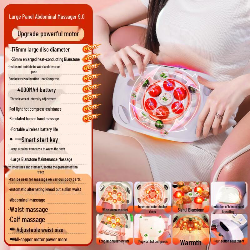 Enlong Automatic Bianstone Neck, Waist, and Abdominal Massager