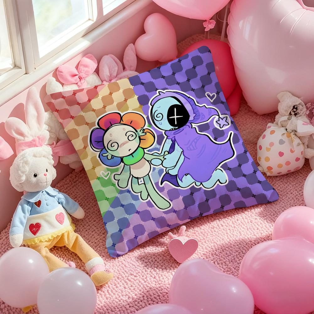 Gra D-Dandys World Poszewka na poduszkę Wzór Drukowana poszewka na poduszkę do salonu Pokrowiec na poduszkę na sofę i Dekoracja sypialni
