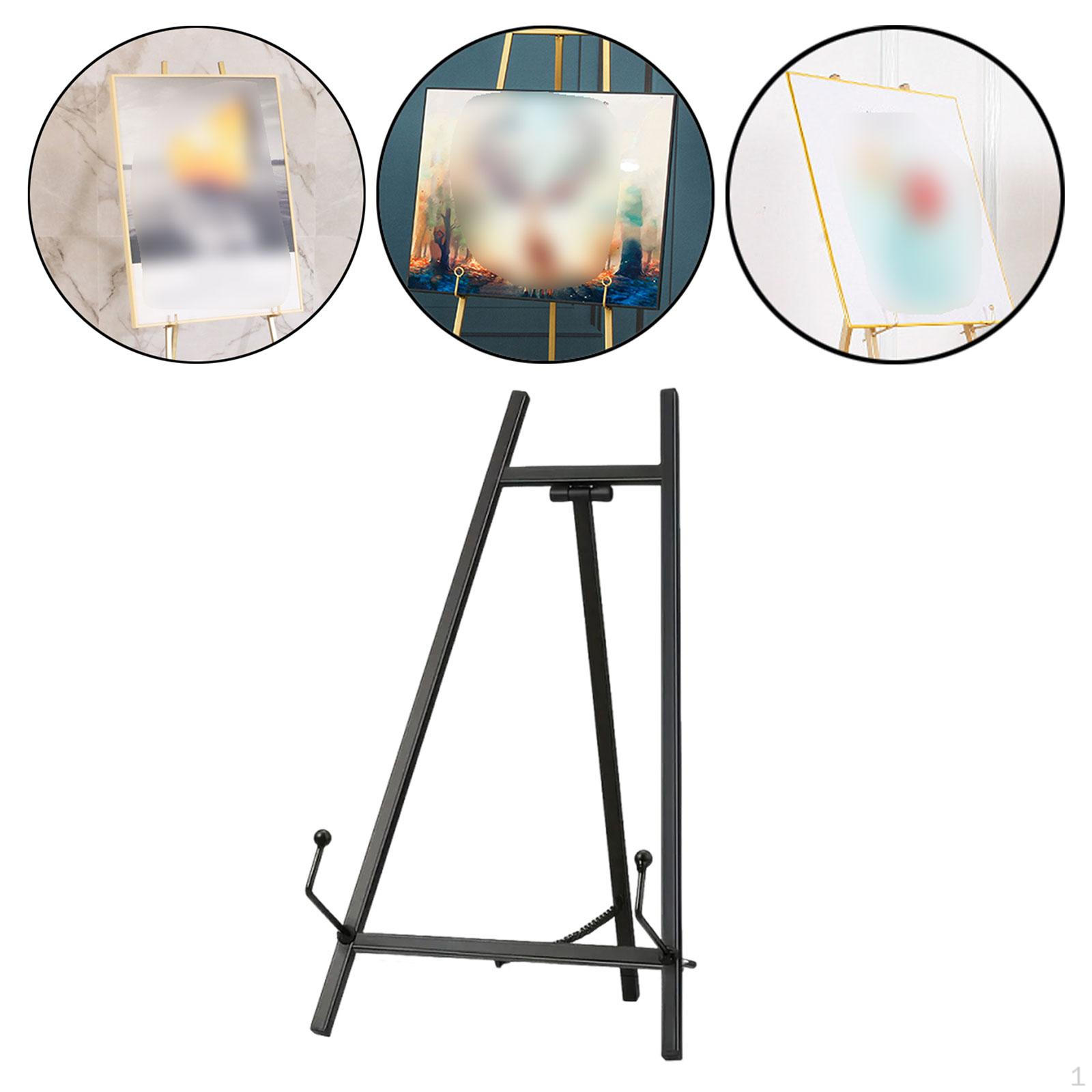 

Художественный мольберт для свадебных табличек, Устойчивая металлическая конструкция чёрный